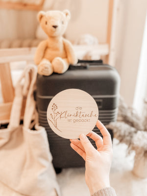 20 Meilensteinkarten Schwangerschaft aus Holz 20 Stück - BohoWildflowerVibes