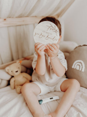 20 Meilensteinkarten Schwangerschaft aus Holz 20 Stück - BohoWildflowerVibes