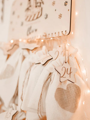 Adventskalender aus Holz personalisiert - Karussell