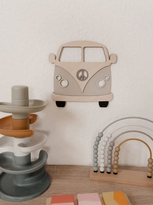 Bus aus Holz - Beige Birke