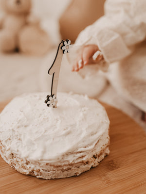 Caketopper - Zahlen mit Blumen - BohoWildflowerVibes