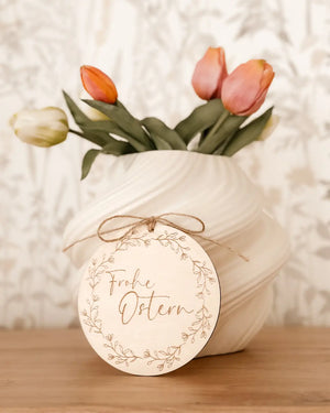 Frohe Ostern Tafel