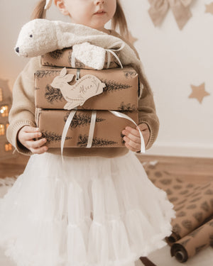 Geschenkanhänger Christbaumschmuck aus Holz – Persönliche Weihnachtsdeko