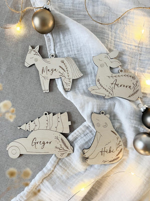 Geschenkanhänger personalisiert - BohoWildflowerVibes