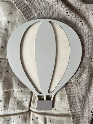 Heißluftballon - Beige, Birke - BohoWildflowerVibes