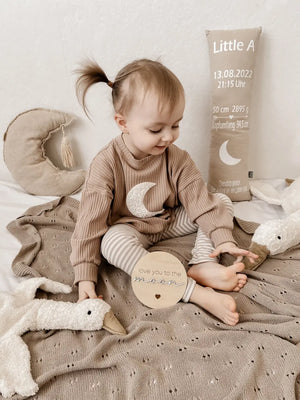 Meilensteinkarte - love you to the moon