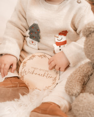 Mein Erstes Weihnachten Holztafel