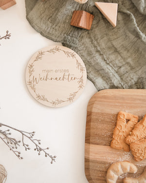 Mein Erstes Weihnachten Holztafel