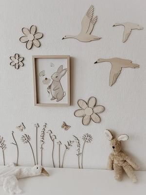 Wildblumen aus Holz - BohoWildflowerVibes