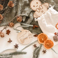 Anhänger für Adventskalender aus Holz - personalisiert