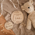 Einschulung Geschenk personalisiert | Schulkind Holzscheibe Name groß | Gravur | Schulanfang 2026 2027