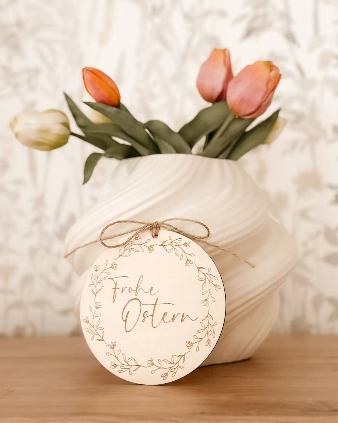 Frohe Ostern Tafel