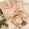 Geschenkanhänger Christbaumschmuck aus Holz – Persönliche Weihnachtsdeko