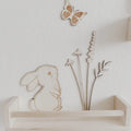 Hase aus Holz - BohoWildflowerVibes