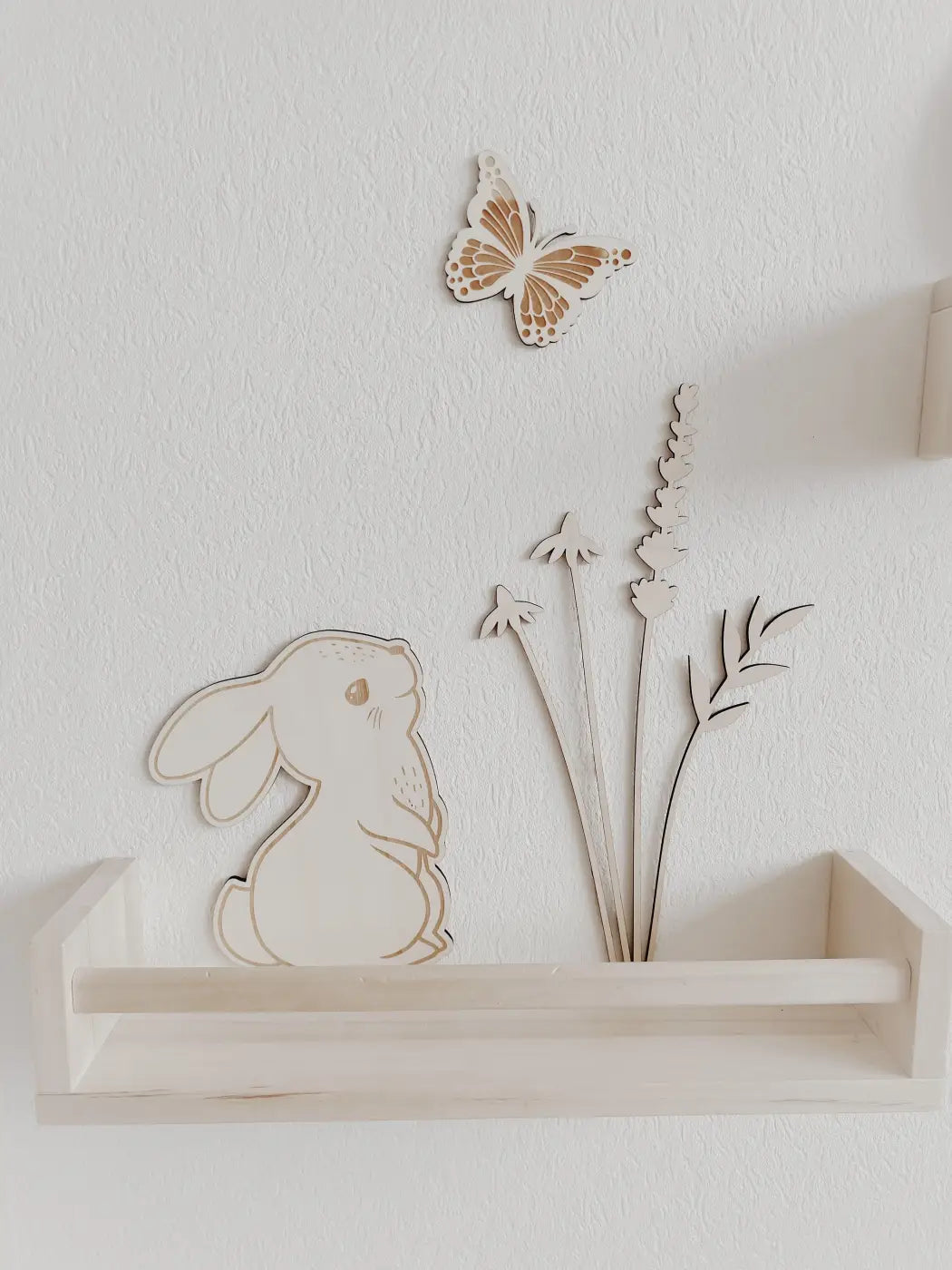 Hase aus Holz - BohoWildflowerVibes