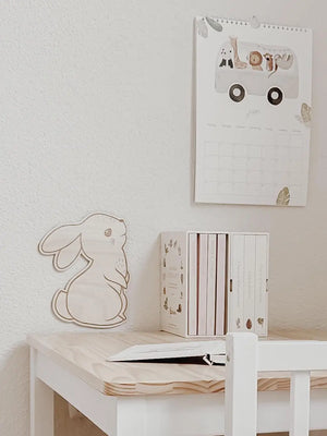 Hase aus Holz - BohoWildflowerVibes