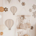 Heißluftballon - Beige, Birke - BohoWildflowerVibes