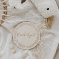 Kuschelzeit Meilensteinkarte Baby, Babys erstes Jahr - BohoWildflowerVibes
