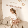 little troublemaker - Schriftzug aus Holz