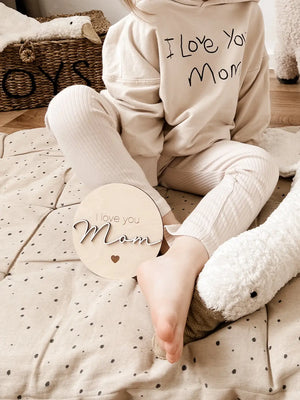 Meilensteinkarte - I love you Mom