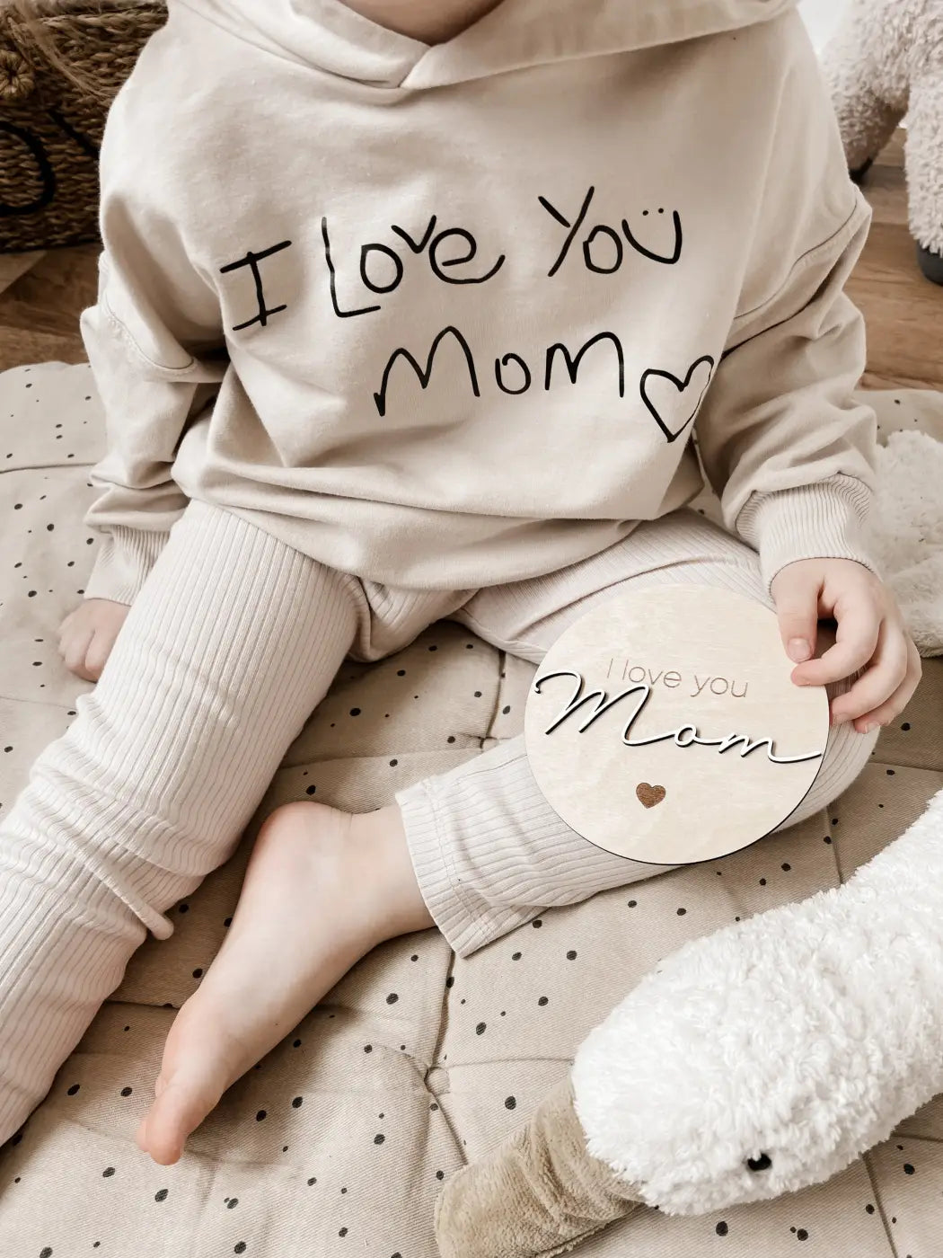 Meilensteinkarte - I love you Mom