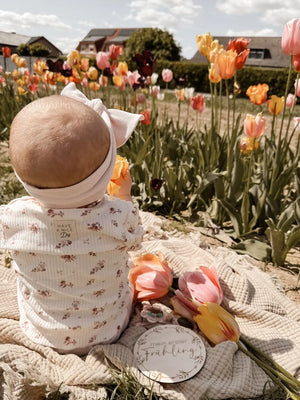 Meilensteinkarte - mein erster Frühling