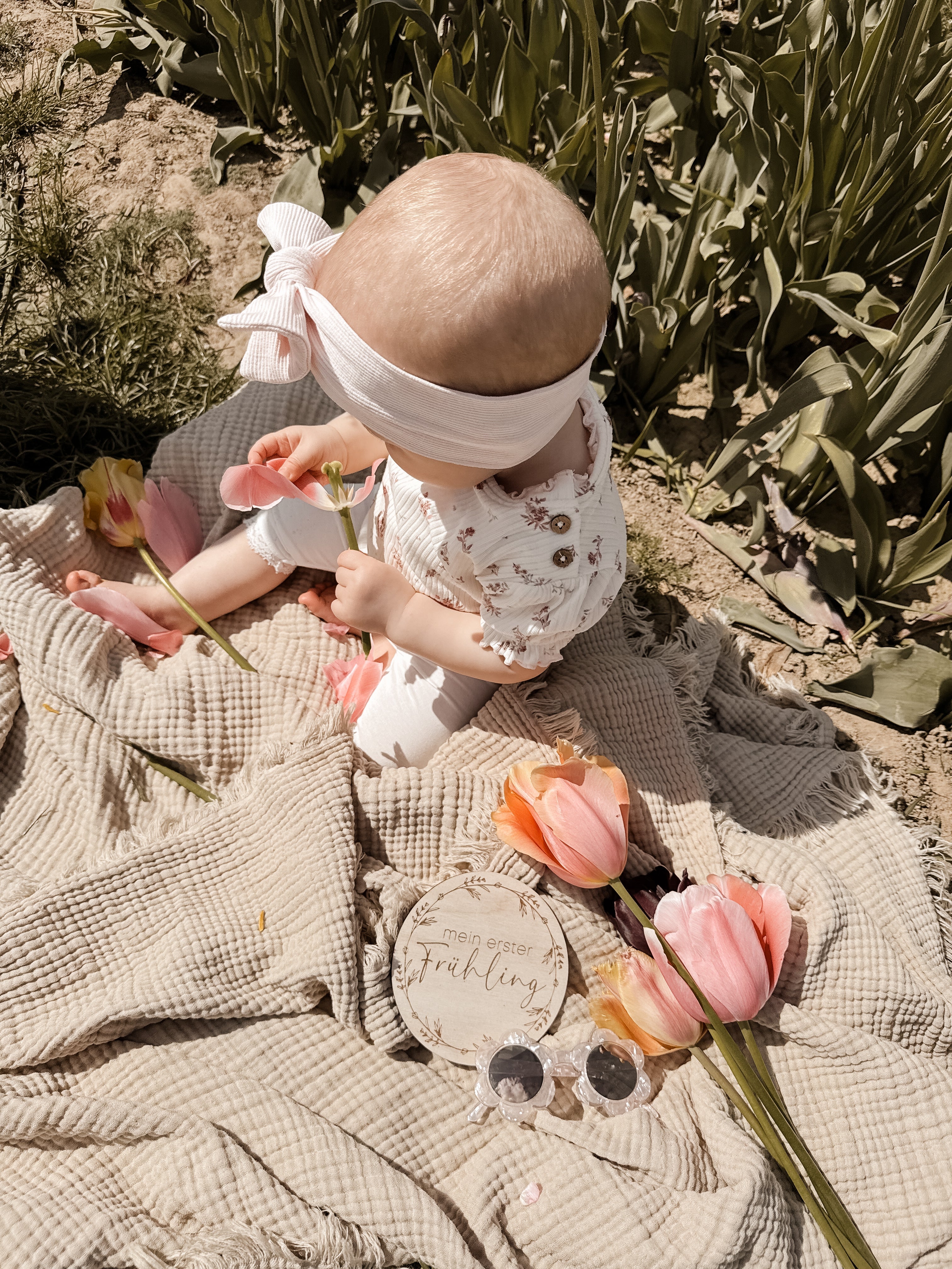 Meilensteinkarte - mein erster Frühling