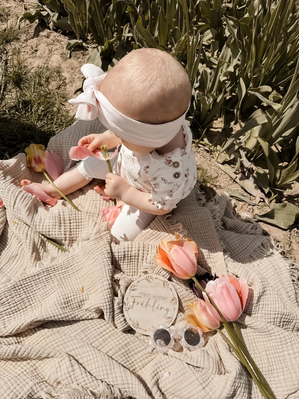Meilensteinkarte - mein erster Frühling