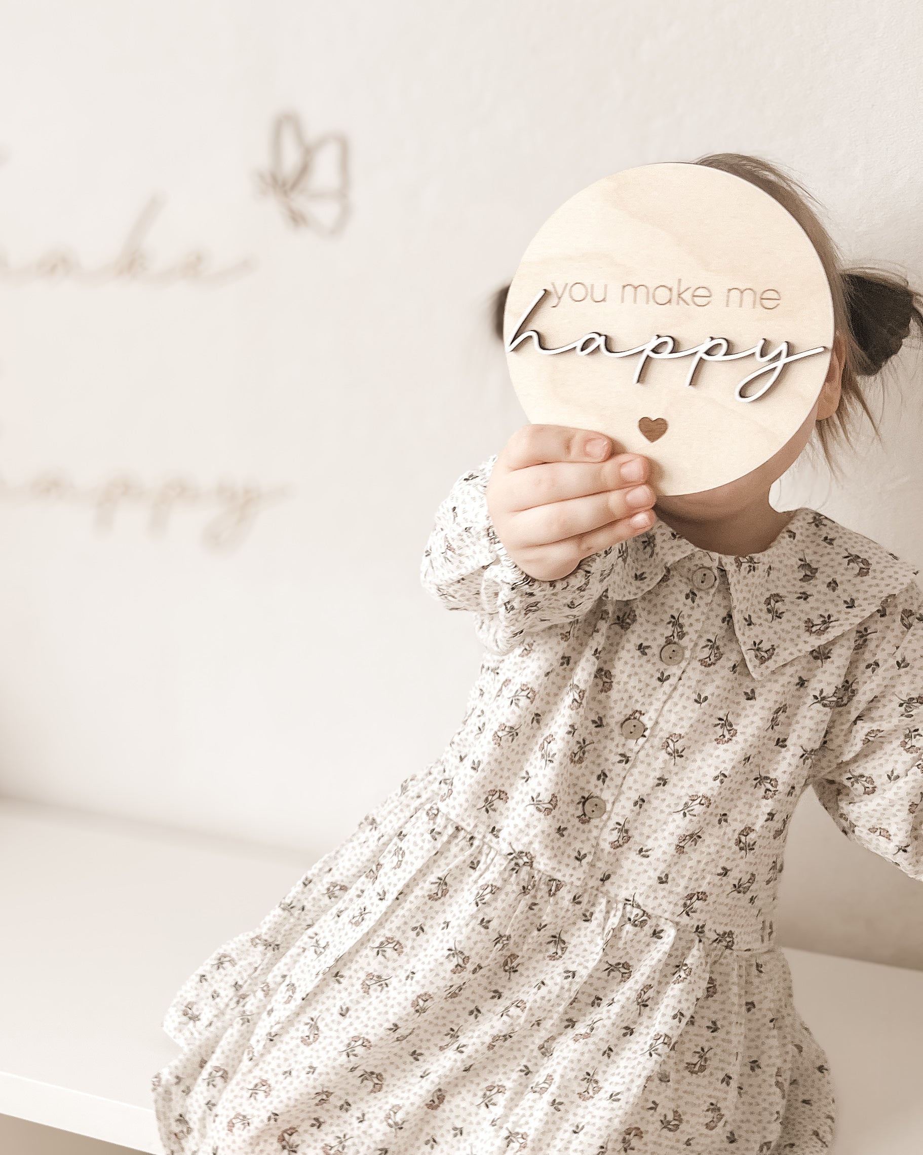 Meilensteinkarte - you make me happy