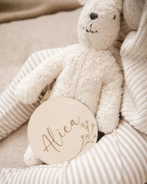 Personalisierte Holztafel mit Namen - fürs Kinderzimmer
