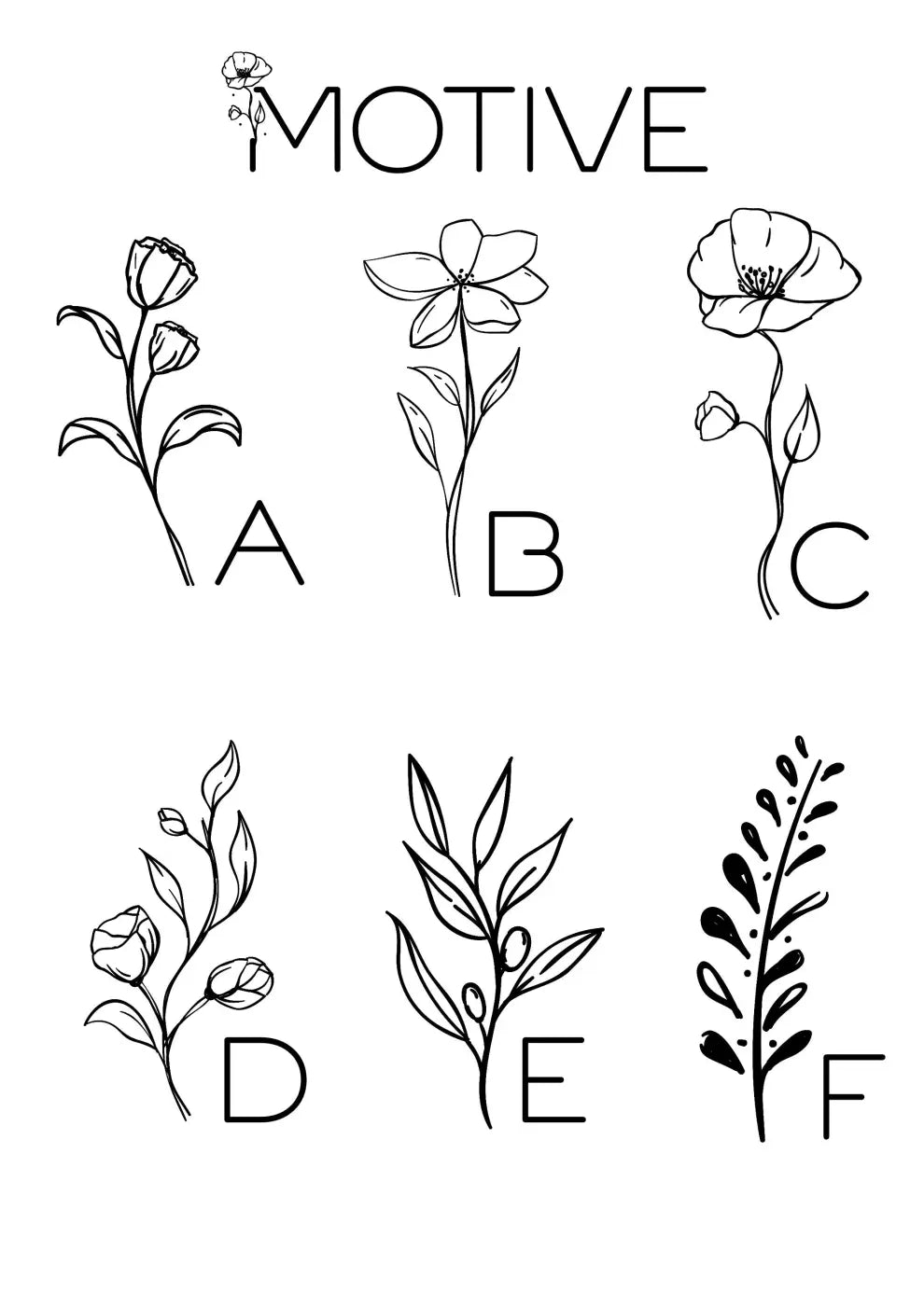 Personalisierte Wimpelkette mit Wunschmotiven - BohoWildflowerVibes