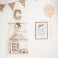 Personalisierter Ballon aus Holz