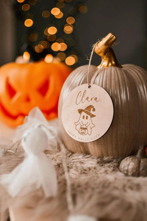 Halloween Anhänger aus Holz - BohoWildflowerVibes