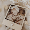 Polaroid Rahmen, Fotorahmen aus Holz - Herz weiß - BohoWildflowerVibes