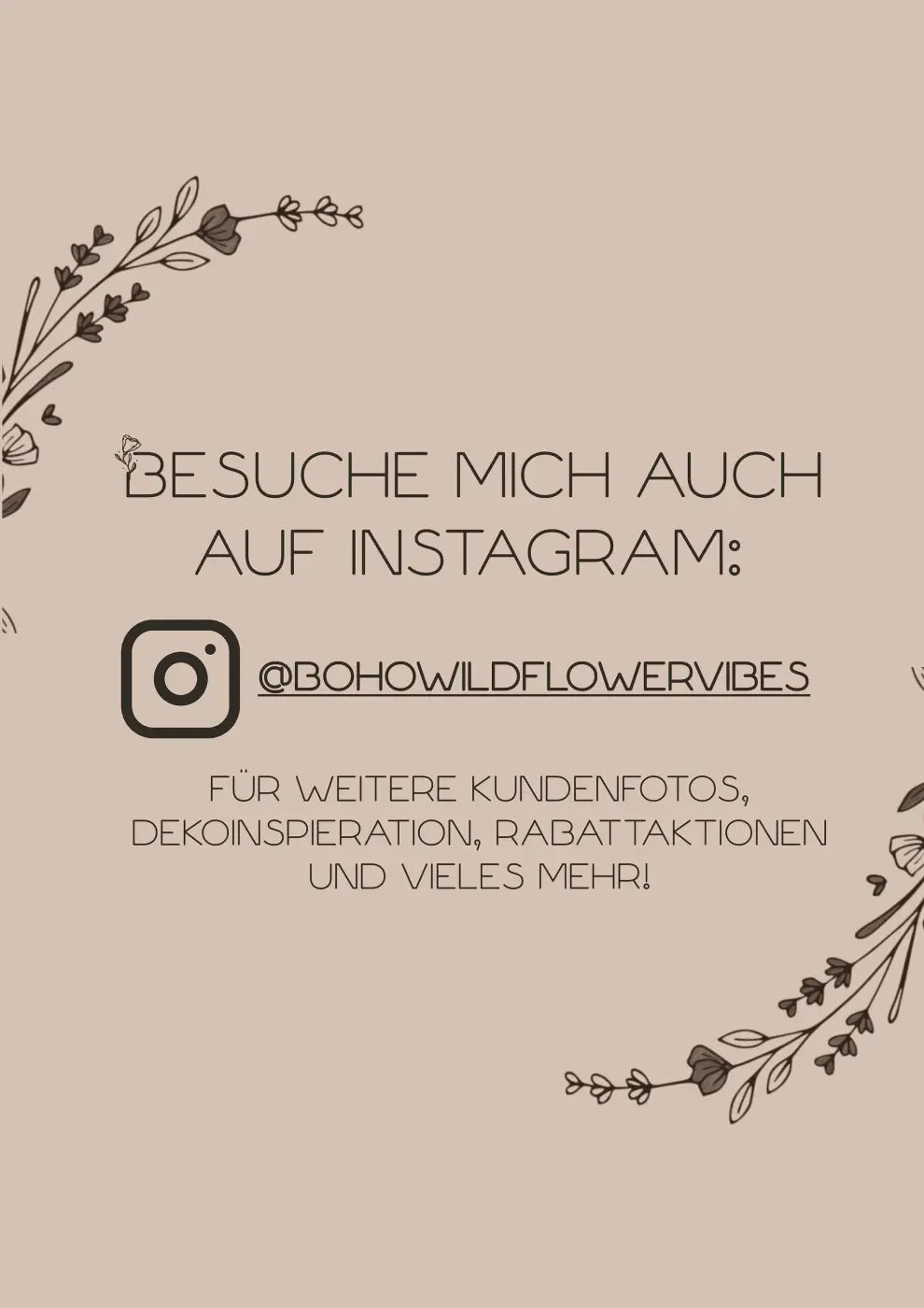 Polaroid Rahmen aus Holz - unendlich geliebt - BohoWildflowerVibes