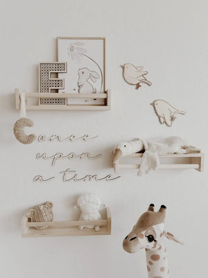 Rattan Buchstabe aus Holz, Wanddekoration, Alphabet, Kinderzimmer und Babyzimmer - BohoWildflowerVibes