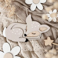 Reh aus Holz - Beige, Birke - BohoWildflowerVibes