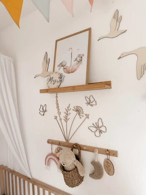 Schmetterlinge aus Holz