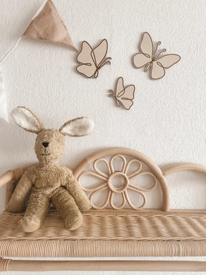 Schmetterlinge aus Holz - graviert