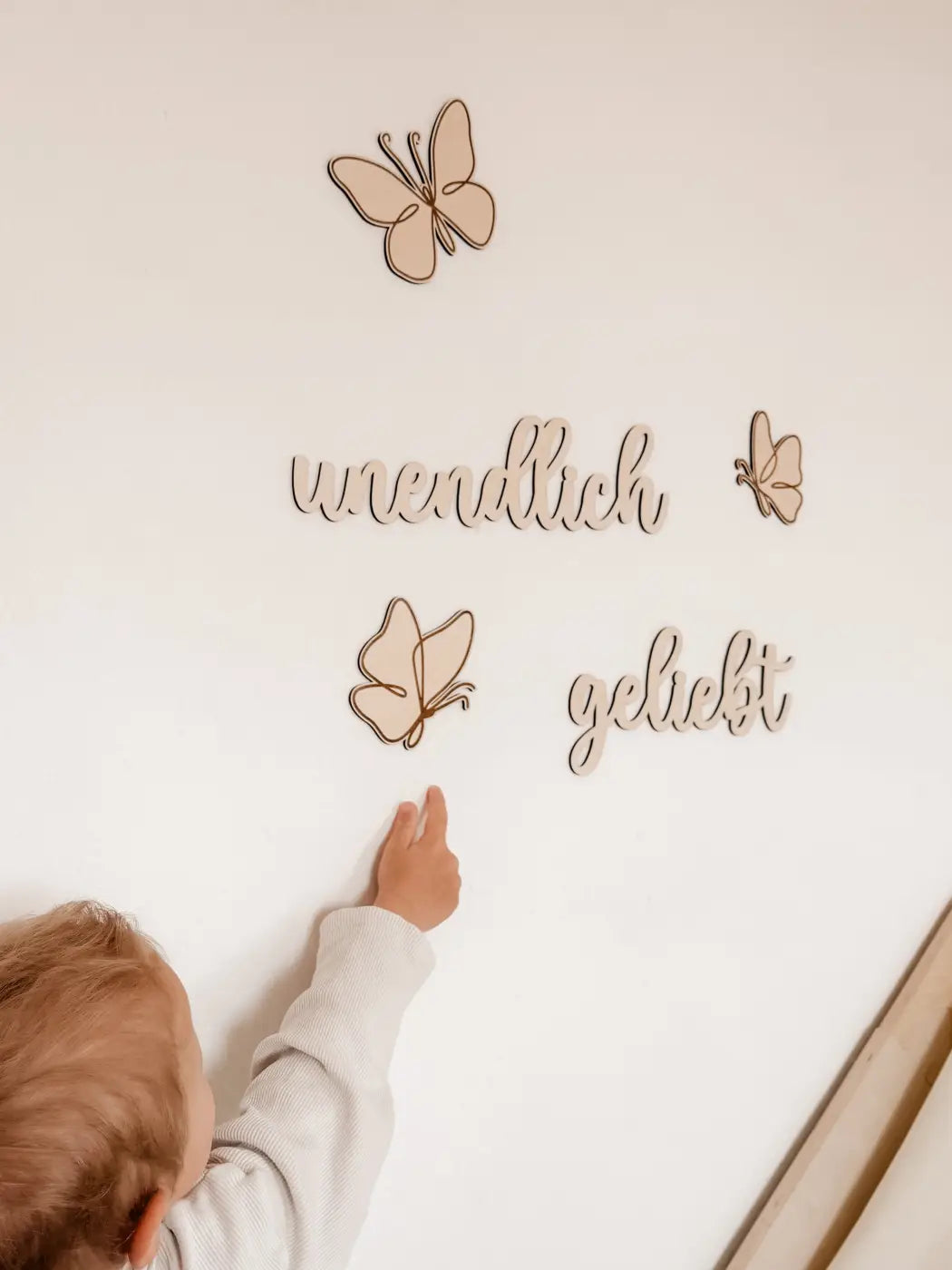 Schmetterlinge aus Holz - graviert