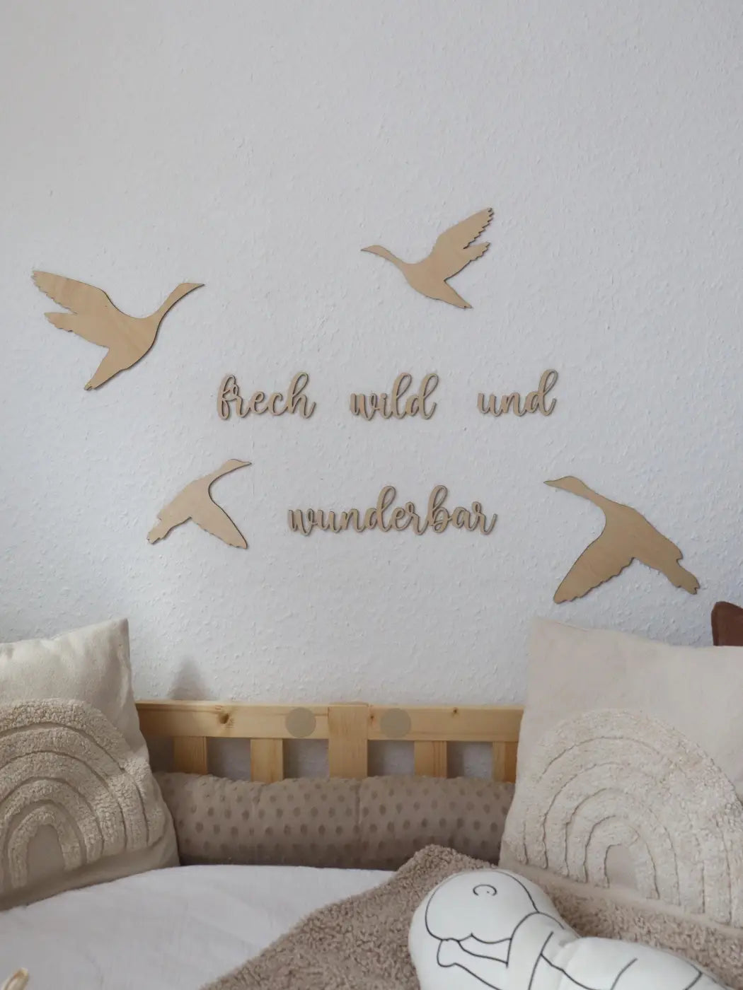 Schriftzug - frech wild und wunderbar - BohoWildflowerVibes