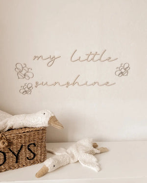 Schriftzug - my little sunshine