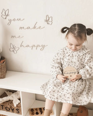 Schriftzug - you make me happy