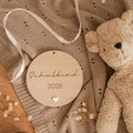 Schulkind Holzscheibe 2026 | Einschulung Deko | Holz Geschenk Einschulungsfoto | Schulanfang