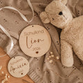 Schulkind Scheibe personalisiert | Einschulung Geschenk mit Name & Jahr | Holz Gravur | Schulanfang 2026 2027 | Anhänger