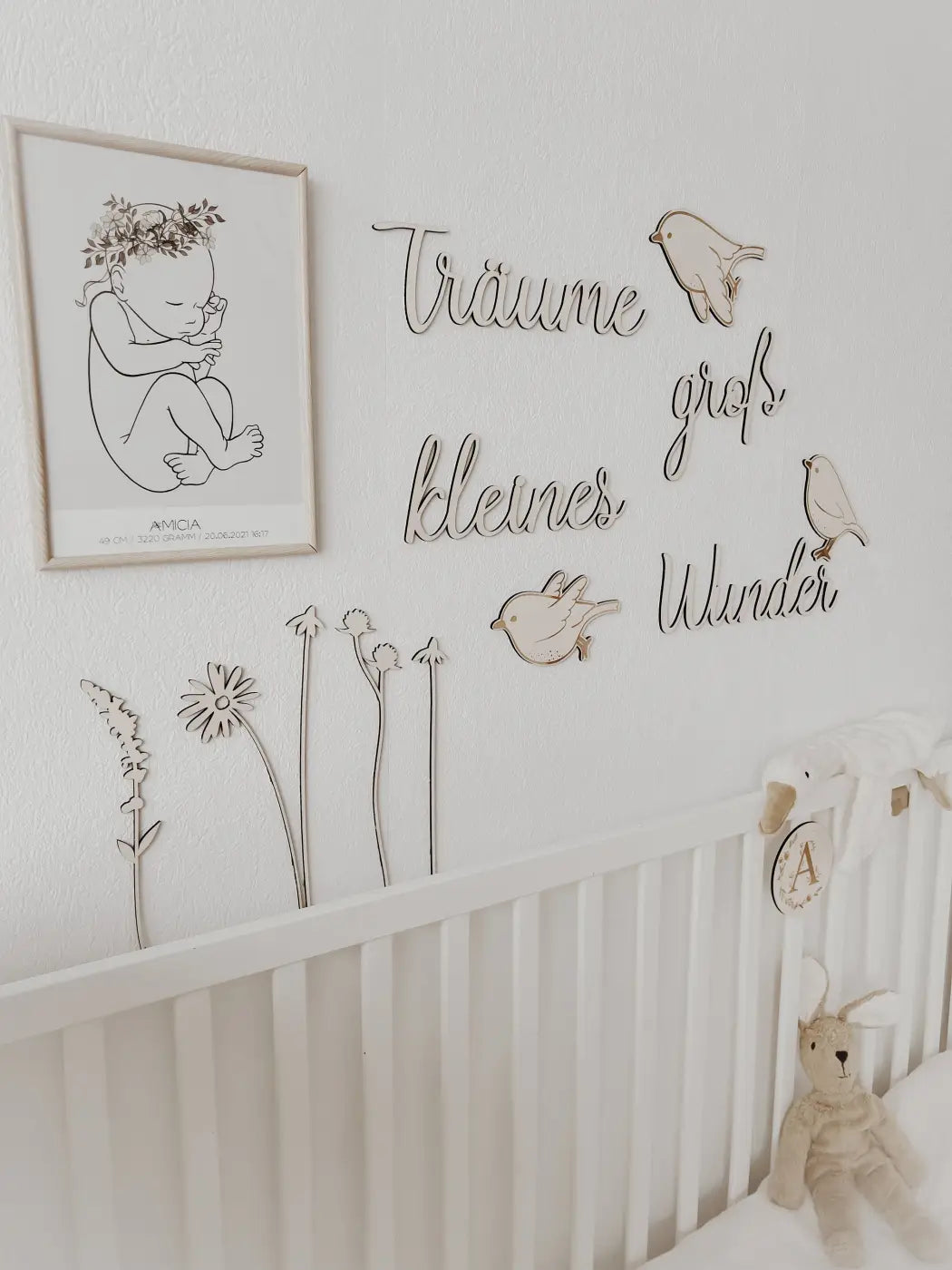 Schriftzug- Träume groß kleines Wunder - BohoWildflowerVibes