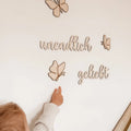 Schriftzug - unendlich geliebt