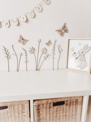 Wildblumen aus Holz - BohoWildflowerVibes