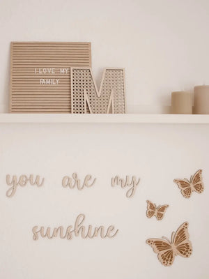 Schriftzug- you are my sunshine - BohoWildflowerVibes